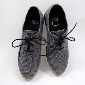 Eileen Fisher oxford style wedge